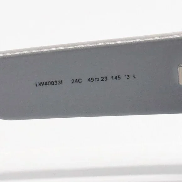 NEW LOEWE SUNGLASSES LW40033I 24C SILVER UNISEX EYEWEAR - Picture 8 of 10